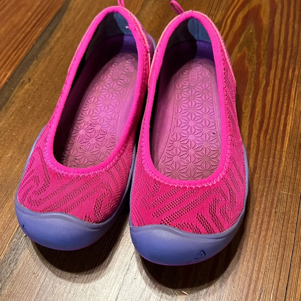 Keen Moxie Ballet Flat Magenta‎ Purple Youth Girl's 2